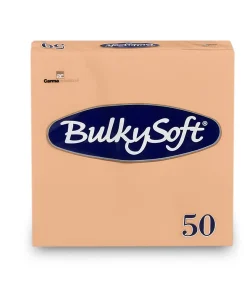 Servietten lachs BulkySoft, 33x33cm, 1200 Stk.