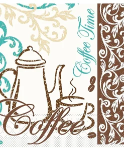 Tissue-Serviette 33×33 cm COFFEE/TEA